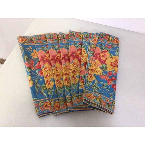 April Cornell Floral Placemats Set of 7 - Picture 1 of 5
